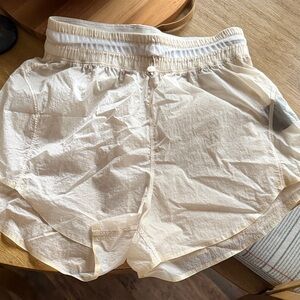 lululemon athletica Cream Athletic Shorts